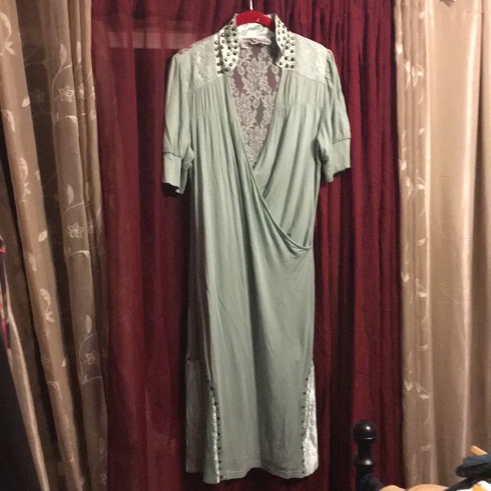 Teal dress